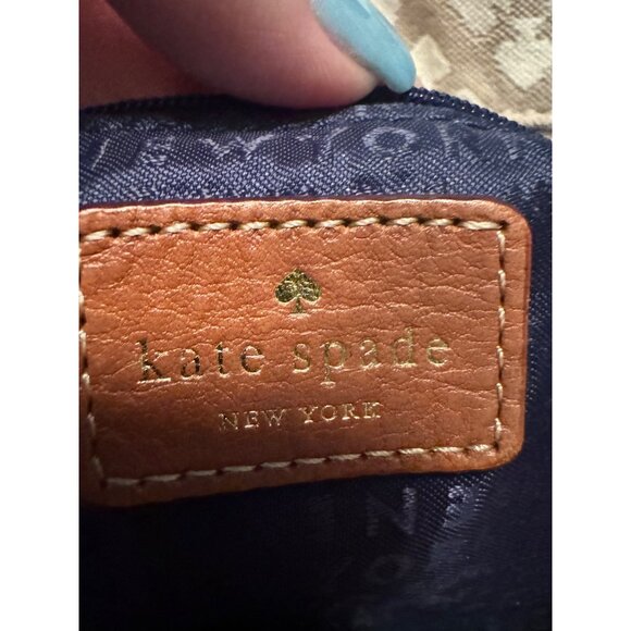 Kate Spade New York Stevie Classic Stucco Hobo Canvas Leather Handbag - Picture 6 of 7